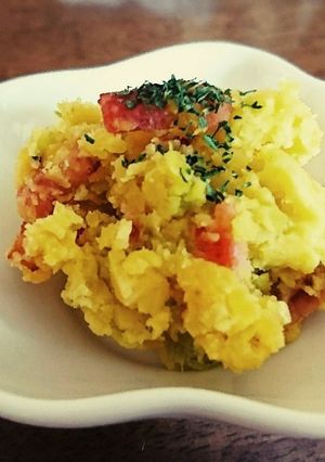 かぼちゃとベーコンのクリームチーズサラダ-レシピのメイン写真
