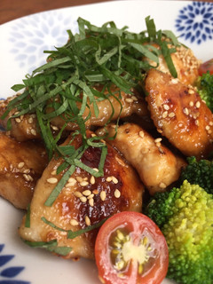テリッテリッ♪照り焼きごまチキン大葉のせ-レシピのメイン写真