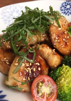 テリッテリッ♪照り焼きごまチキン大葉のせ-レシピのメイン写真