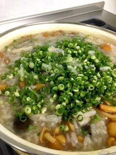 みんなでほっこりきのこお粥♪-レシピのメイン写真