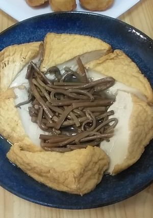 超かんたん♪厚揚げとぜんまいのおひたし-レシピのメイン写真