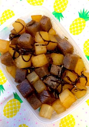 簡単に作り置き♪ 大根と蒟蒻の塩昆布煮☆-レシピのメイン写真