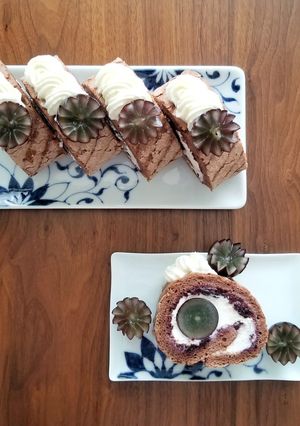 巨峰のロールケーキ-レシピのメイン写真