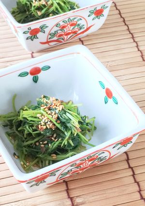 簡単一品♪うまっ♡豆苗のピリ辛おひたし-レシピのメイン写真