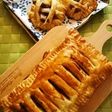 大きな果実のチェリーパイ