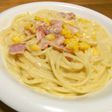 コーンスープ・パスタ