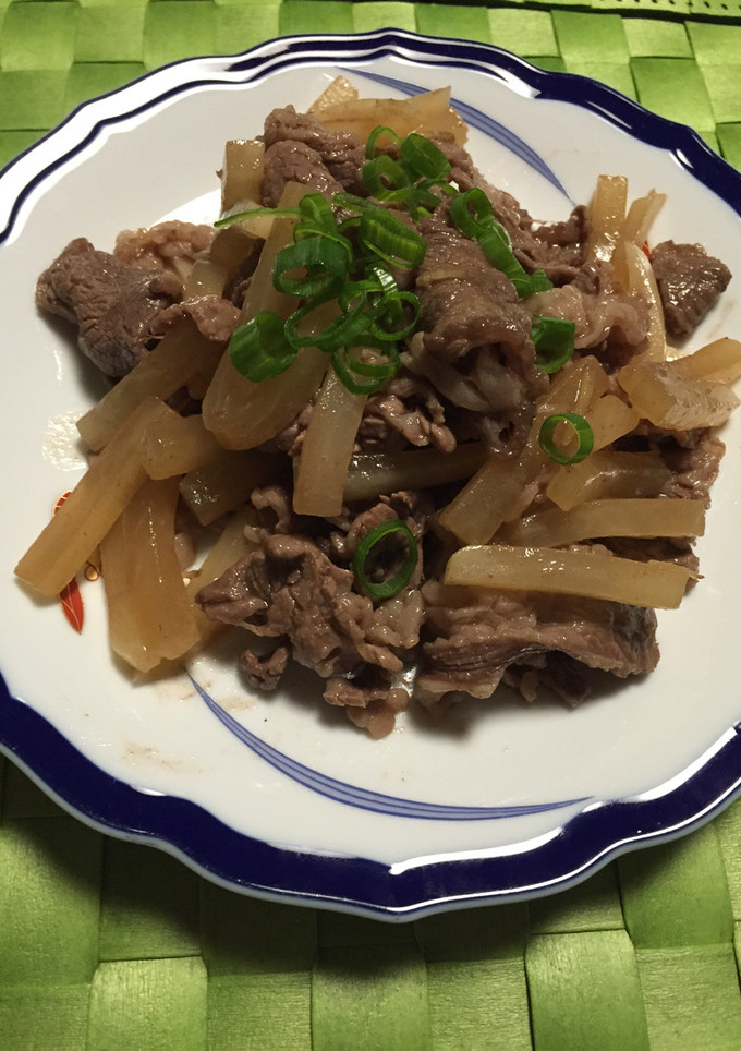 牛肉と大根の醤油炒め-レシピのメイン写真