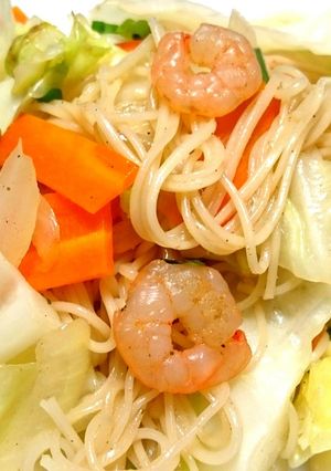 夏の忘れ物『焼きそうめんフィリピン風』-レシピのメイン写真