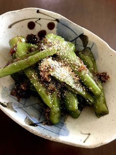 甘長唐辛子のごま油いため-レシピのメイン写真