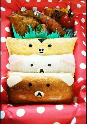 サンドイッチ キャラ弁-レシピのメイン写真