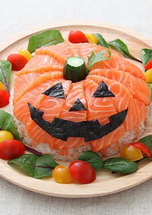 ハロウィンのカンタンケーキすし-レシピのメイン写真
