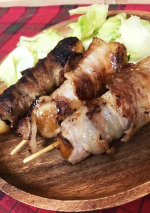 巷で話題の肉巻きみたらし団子-レシピのメイン写真