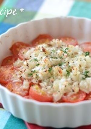 ミニトマトのチーズ焼き-レシピのメイン写真