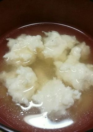 はものすり身で味噌汁-レシピのメイン写真
