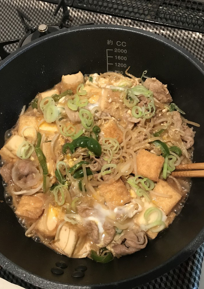 厚揚げともやしと豚肉の卵とじ-レシピのメイン写真