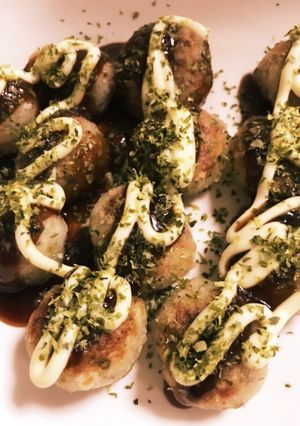 たこ焼き風はんぺんボール-レシピのメイン写真