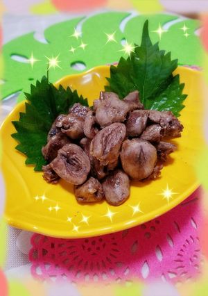 若鶏の心臓(ハツ)あっさり塩コショウ炒め-レシピのメイン写真