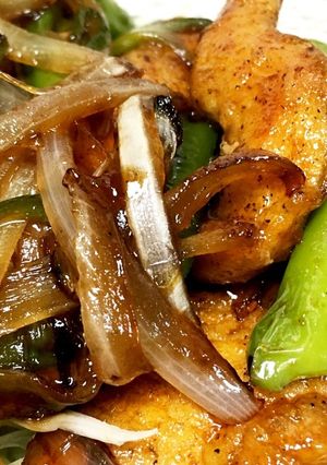 鶏胸肉とししとうの生姜焼き-レシピのメイン写真