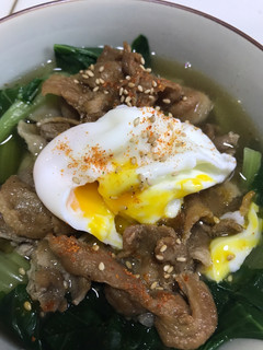 豚肉うどん 卵のせ-レシピのメイン写真