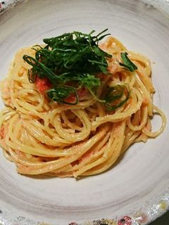 ボウルで和える明太子スパゲティ-レシピのメイン写真