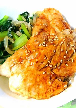 簡単☆ランチお弁当にメープル照り焼き丼♪-レシピのメイン写真