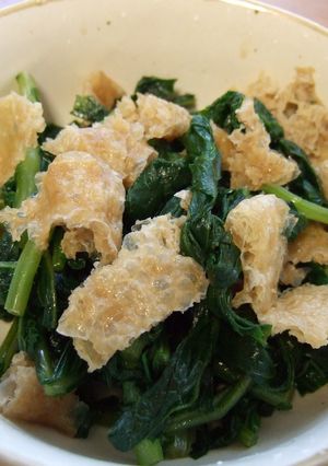 大根の葉と油揚げの炒め煮-レシピのメイン写真