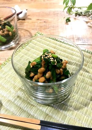 ニラの納豆おかか和え-レシピのメイン写真