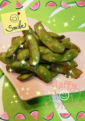 おつまみに！枝豆のバター醤油炒め-レシピのメイン写真