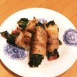 超簡単!スイスチャードの肉巻き