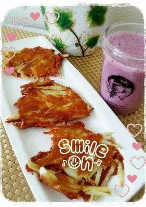 ジャガイモ&チーズのカリカリ焼き-レシピのメイン写真
