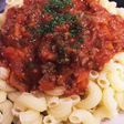 簡単ミートソースパスタ