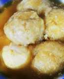 冷凍たこ焼きのふわふわカレースープ