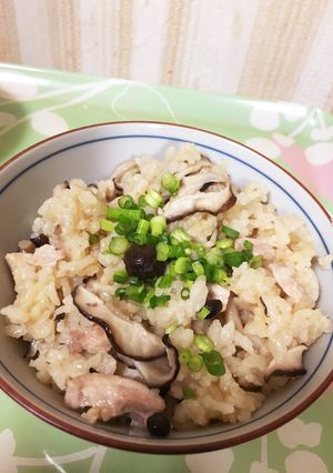 【秋のごはん】鶏きのこ飯！-レシピのメイン写真