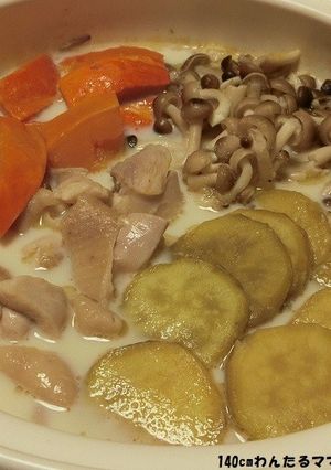 秋野菜たっぷり★クリーミー味噌鍋-レシピのメイン写真