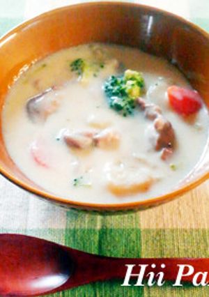 手作り! チキンクリームシチュー-レシピのメイン写真