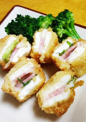 豆腐のチーズとベーコンのはさみ揚げ-レシピのメイン写真