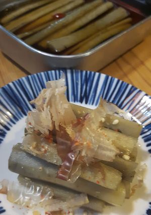 ごぼうのめんつゆ煮の万能常備材。-レシピのメイン写真