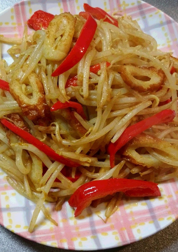 ちゃちゃっと♪もやしのカレー風炒め-レシピのメイン写真