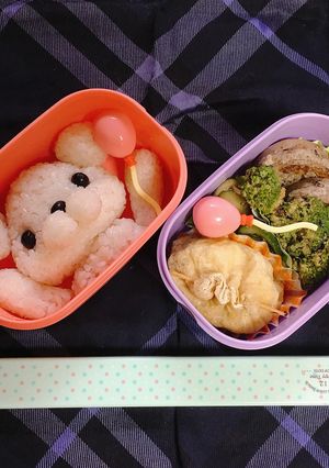 風船ワーイなしろくまさん弁当-レシピのメイン写真
