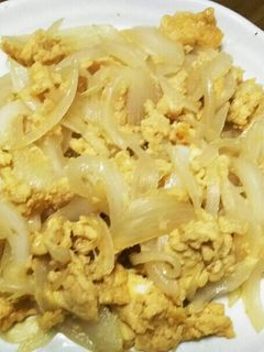 玉ねぎの卵とじ-レシピのメイン写真