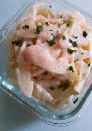 ３ステップつくおき！蓮根のたらこマヨ-レシピのメイン写真