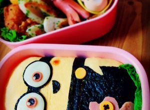 キャラ弁＊ミニオンのオムライス弁当○遠足-レシピのメイン写真