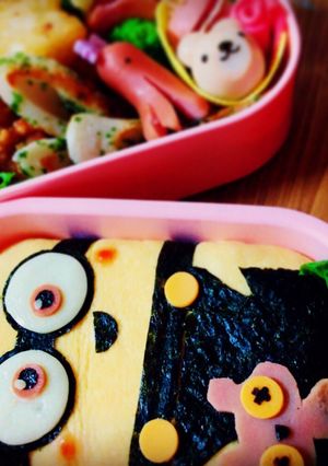 キャラ弁＊ミニオンのオムライス弁当○遠足-レシピのメイン写真