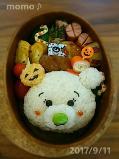 簡単 ハロウィン キャラ弁♪-レシピのメイン写真
