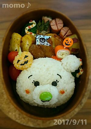 簡単 ハロウィン キャラ弁♪-レシピのメイン写真