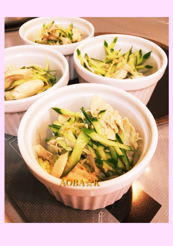 鶏ササミときゅうりの和物-レシピのメイン写真