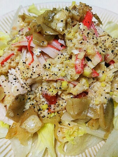 中華風ヨーグルトソースのサラダ-レシピのメイン写真