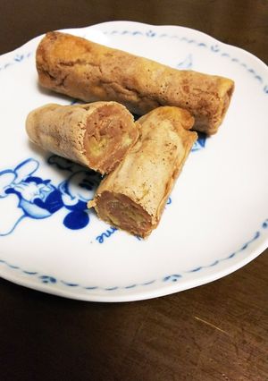 ココアバナナロールパン-レシピのメイン写真