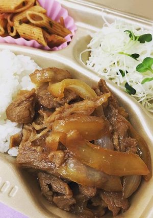 不知火香るショウガヤキbento-レシピのメイン写真