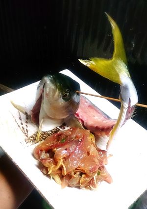 イナダの香味味噌和え！-レシピのメイン写真